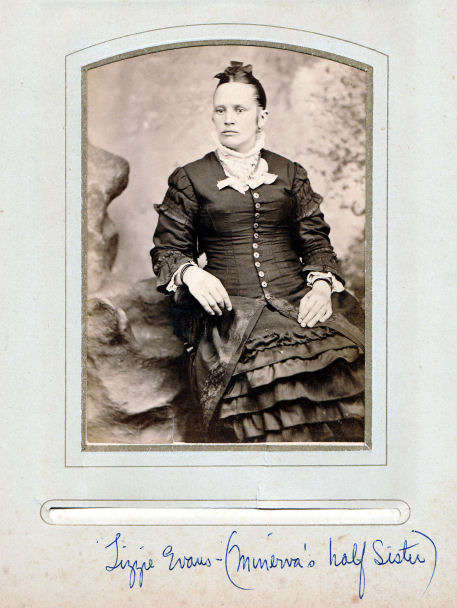 An undated photo of Mary Elizabeth “Lizzie” (George) Evans